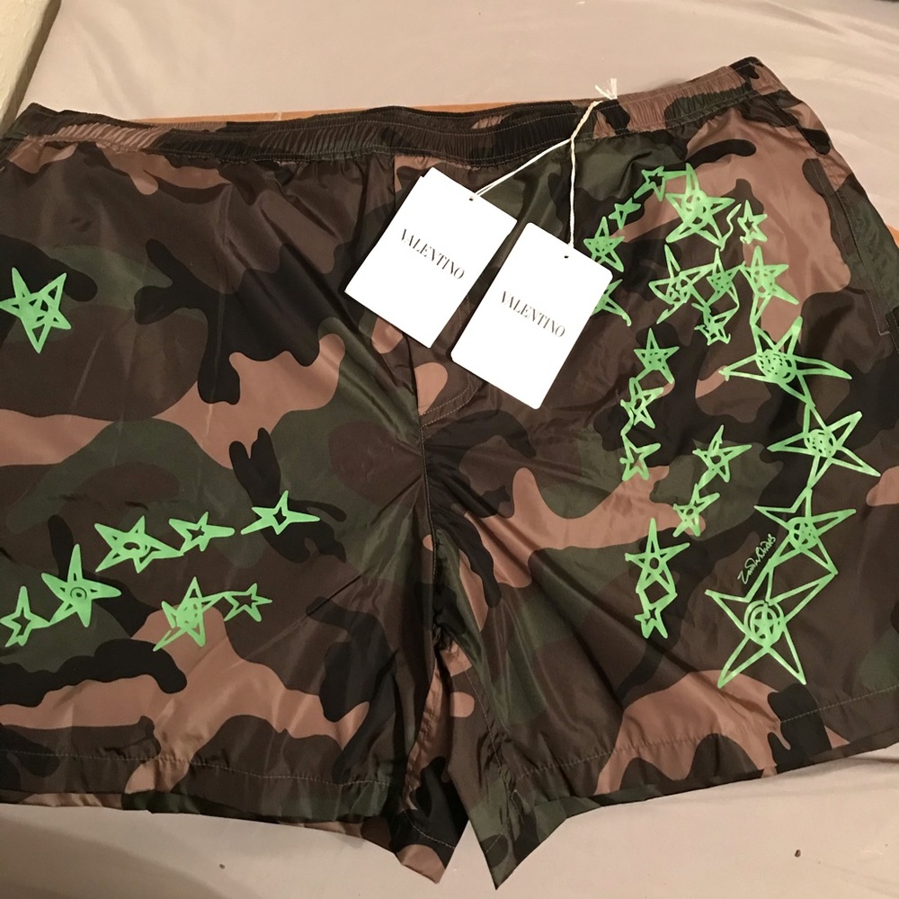 Never worn Valentino swim shorts